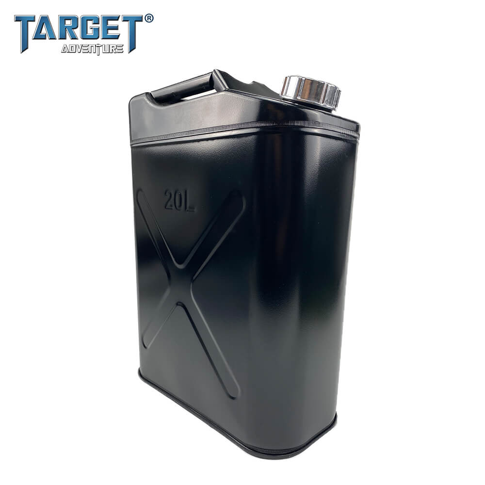 20L Black Jerry Can - 0.8mm Thickness